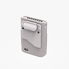 CLAYMORE CLIP FAN LIGHT GRAY